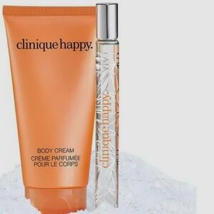 Clinique Happy Orange Body Cream & Rollerball Set